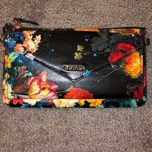 Lodis w/ID Shield Crossbody Floral Clutch